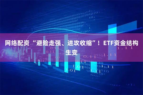 网络配资 “避险走强、进攻收缩”!ETF资金结构生变